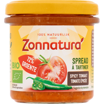 Zonnatura Spread Spicy Tomaat - JUMBO