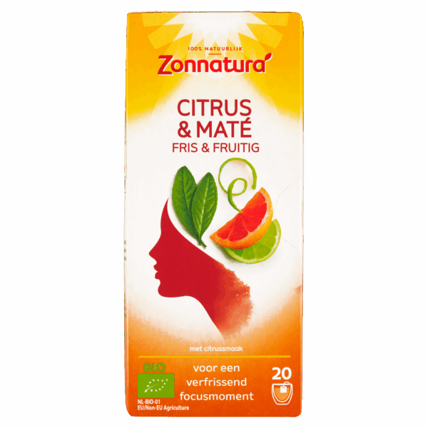 Zonnatura Thee Citrus & Maté Fris & Fruitig - PLUS