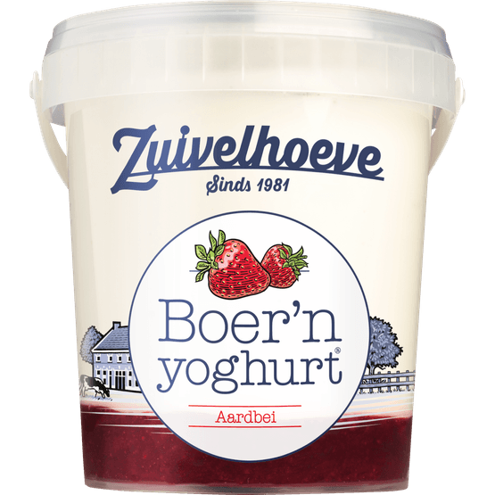 Zuivelhoeve Boern yoghurt aardbei - Dirk