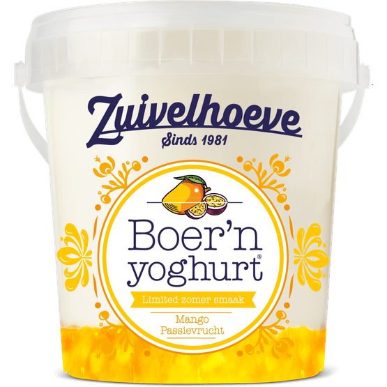 Zuivelhoeve Boern yoghurt mango-passievrucht - Dirk