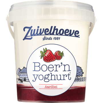 Zuivelhoeve Boer'n yoghurt® Aardbei - JUMBO