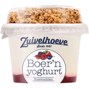 Zuivelhoeve Boer'n yoghurt® Bosvruchten & Muesli - JUMBO