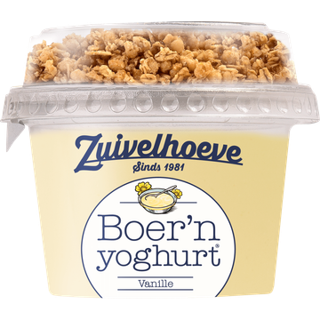 Zuivelhoeve Boer'n yoghurt® Vanille & Muesli - JUMBO