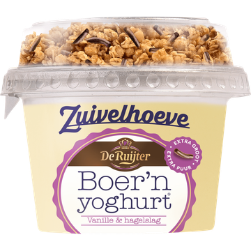 Zuivelhoeve De Ruijter Boer'n Yoghurt Vanille & Hagelslag - JUMBO