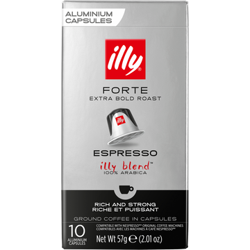 illy Espresso Forte Koffiecups 10 Stuks - JUMBO